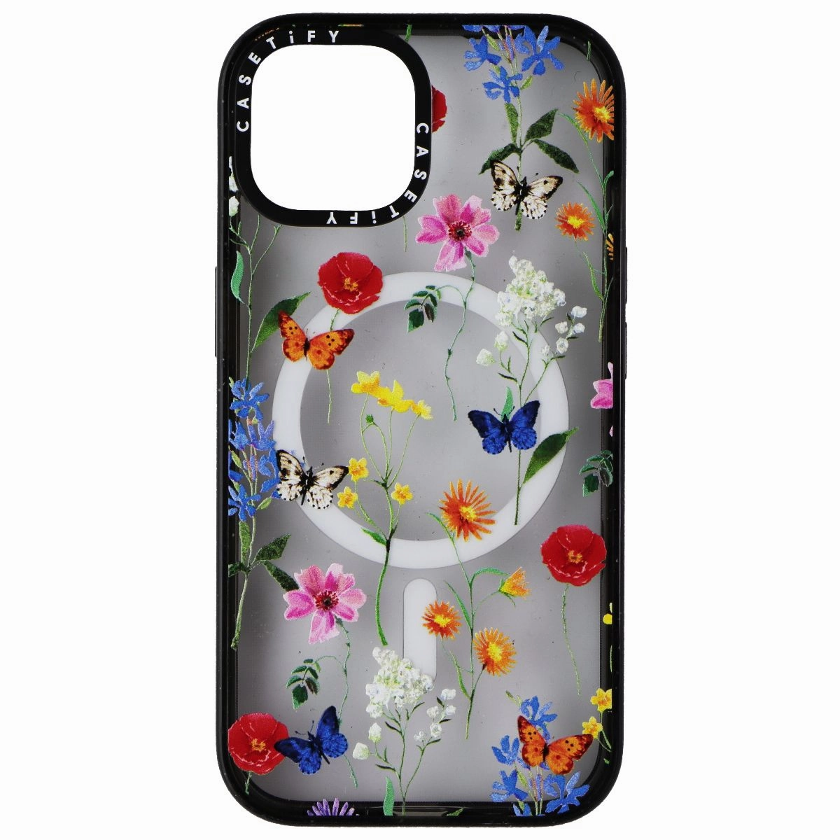 Colorful Accent Comfort Finish CASETiFY Impact Case for MagSafe for Apple iPhone 15 - Ditsy Florals