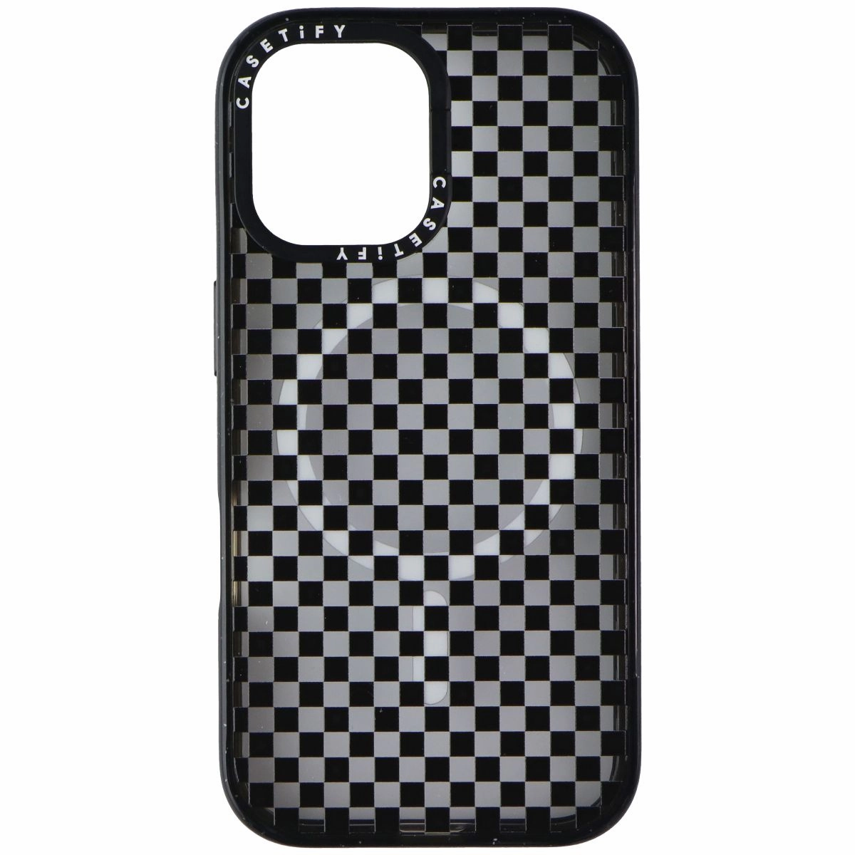 Classic Look CASETiFY Impact Ring Stand Case for MagSafe for Apple iPhone 16 - Checker