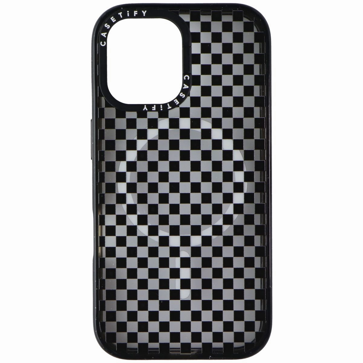 Universal Design Classic Touch CASETiFY Impact Ring Stand Case for MagSafe for Apple iPhone 16 - Checker