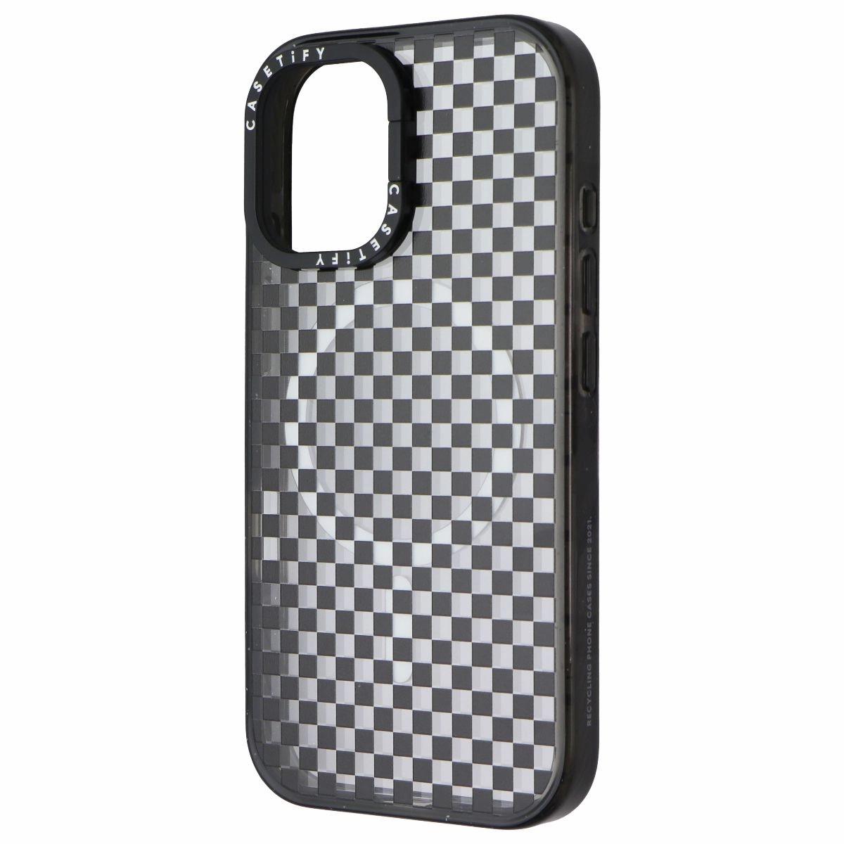 Hybrid Form Stylish frame CASETiFY Impact Ring Stand Case for MagSafe for Apple iPhone 16 - Checker