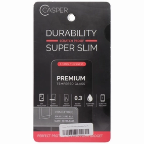 Casper Super Slim Scratch Proof Tempered Glass for Apple iPhone 13 Pro Max Ultra HD Protector