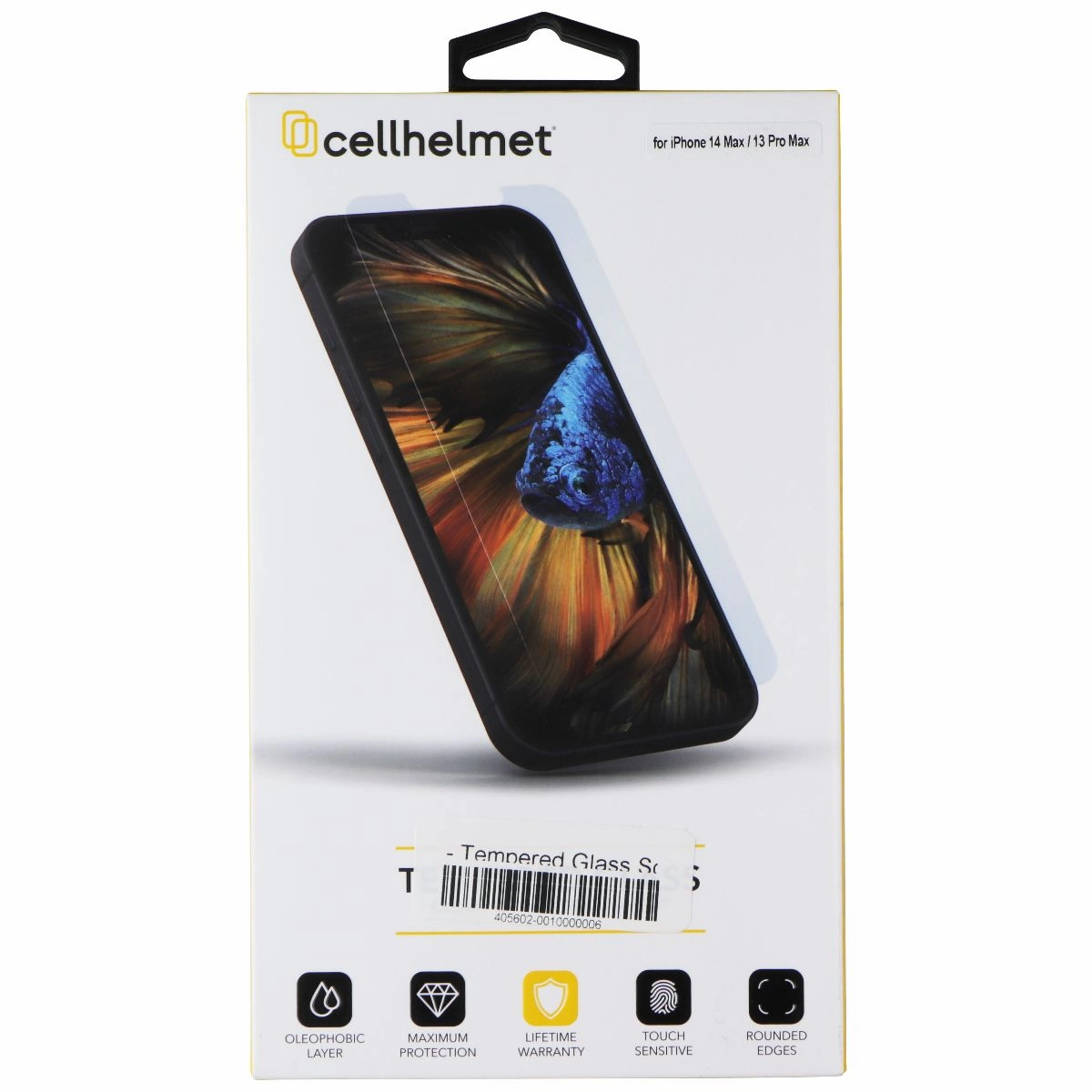 CellHelmet Tempered Glass for Apple iPhone 13 Pro Max - Clear Mobile Armor Film Screen Care Protector