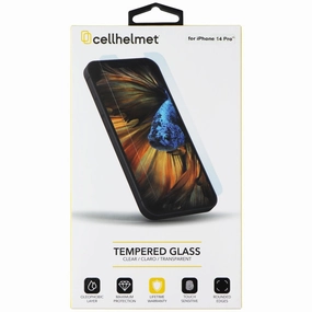 HD Clarity Shield Protective Coating Film CellHelmet Tempered Glass for Apple iPhone 14 Pro - Clear