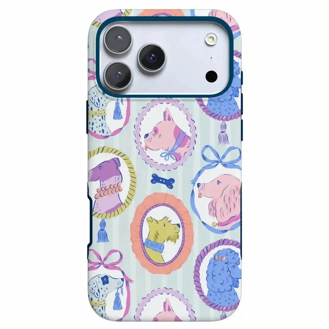 Chateau Pups | French Dog Case Printed Graphic Polished Look