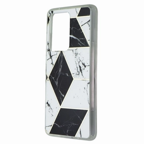 MyBat Pro Fusion Series Case for Samsung Galaxy S20 Ultra - Black Marble Luxury Surface Layer Matte Protection