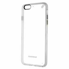 PureGear Slim Shell Case for Apple iPhone 6 Plus - Clear Compact Edge Comfort Texture Layer