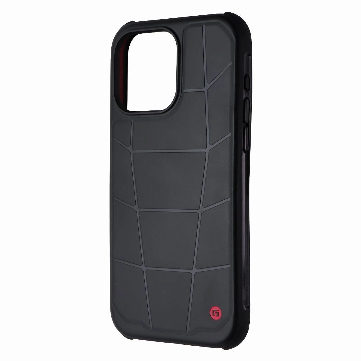 Strong Grip Clckr G-Form Force Case for MagSafe for Apple iPhone 15 Pro Max - Black / Red