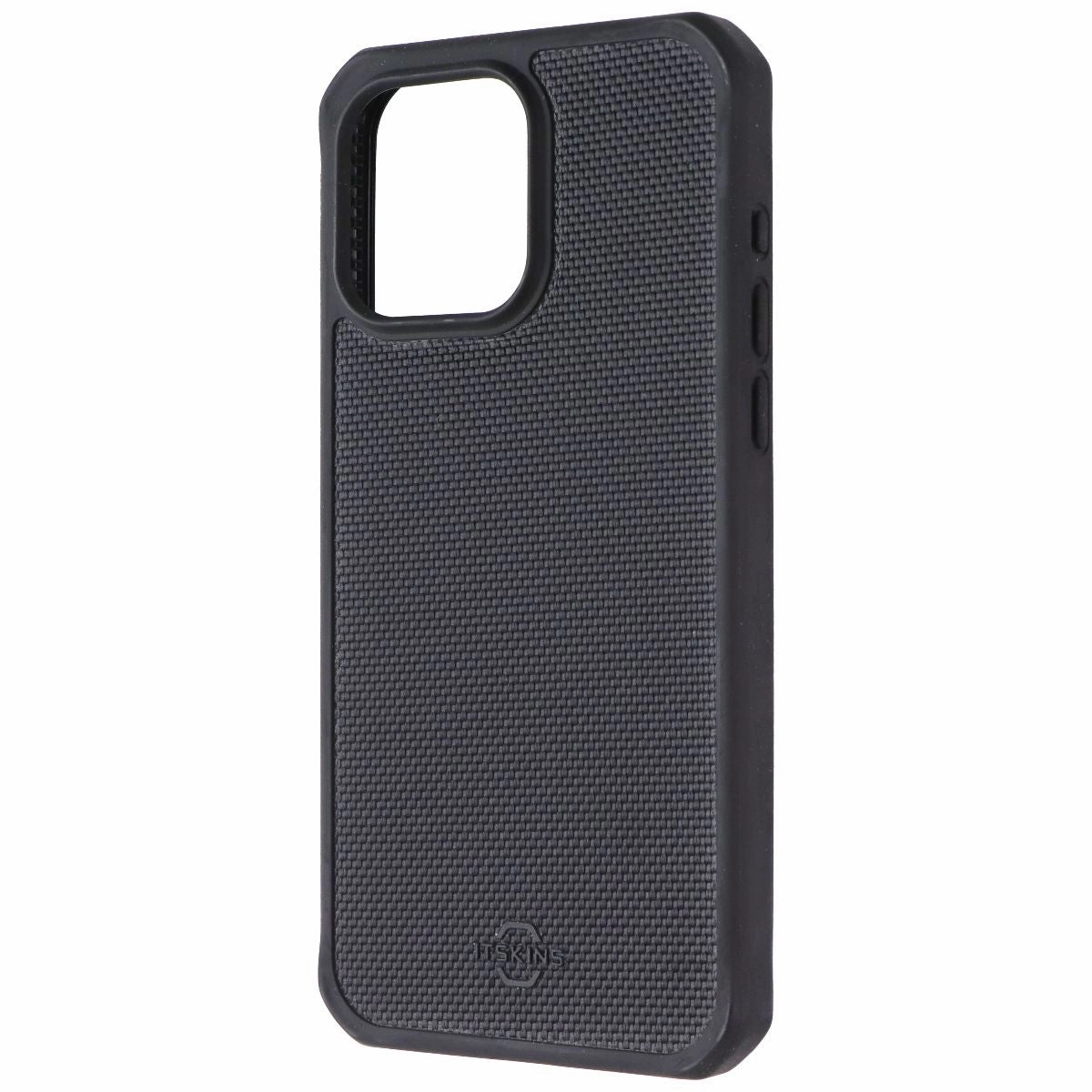 ITSKINS Ballistic Nylon Case for MagSafe for Apple iPhone 15 Pro Max - Black Fashion Forward Resistant Layer
