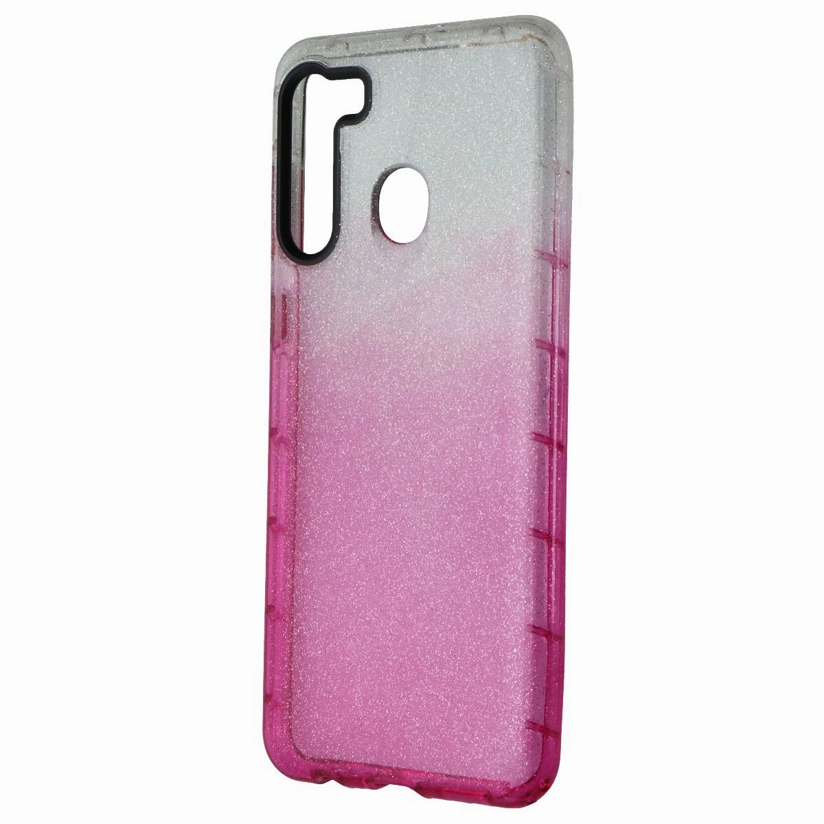 Grip Assist Creative Texture Zizo Surge Series Case for Samsung Galaxy A21 - Pink Glitter