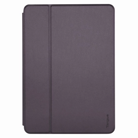 Click-In Rotating Case for iPad (9th, 8th, 7th gen.) 10.2-inch, iPad Air 10.5-inch, and iPad Pro 10.5-inch (Purple) anti shock bumper edges creative workspace tablet cover
