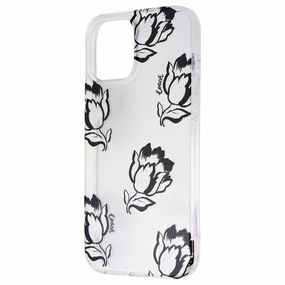 Refined Pattern Everyday Comfort Coach Protective Case for Apple iPhone 12 Pro Max - Desert Tulip Black