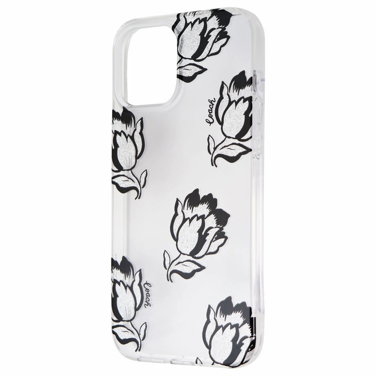 Refined Pattern Everyday Comfort Coach Protective Case for Apple iPhone 12 Pro Max - Desert Tulip Black