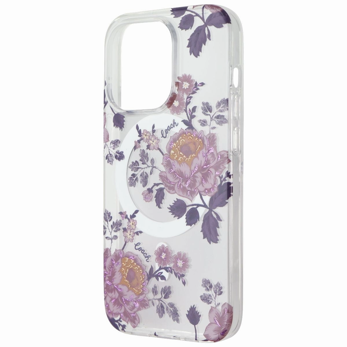 Coach Protective Hardshell Case for MagSafe for iPhone 14 Pro - Moody Floral Rugged Outline Elegant Touch