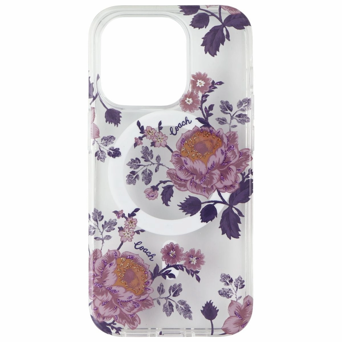 Coach Protective Hardshell Case for MagSafe for iPhone 14 Pro - Moody Floral Fashion Design