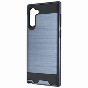 ASMYNA Premium Dual Layer Case for Samsung Galaxy Note10 - Midnight Blue Slate Comfort Edge