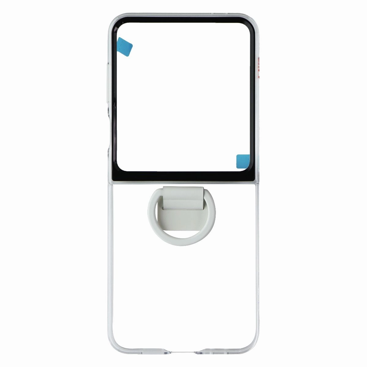 Samsung Official Clear Case with Ring for Samsung Galaxy Z Flip6 - Clear Sleek Feel