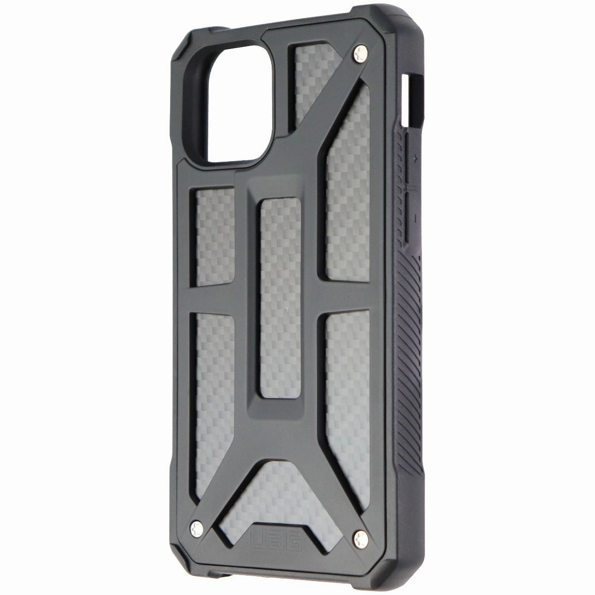 Matte Finish Rugged Frame UAG Monarch Series Case for Apple iPhone 11 Pro Smartphones - Black Carbon