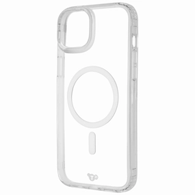 Durable Build Smooth Form Texture Tech21 Evo Clear Series Case for MagSafe for Apple iPhone 15 Plus - Clear