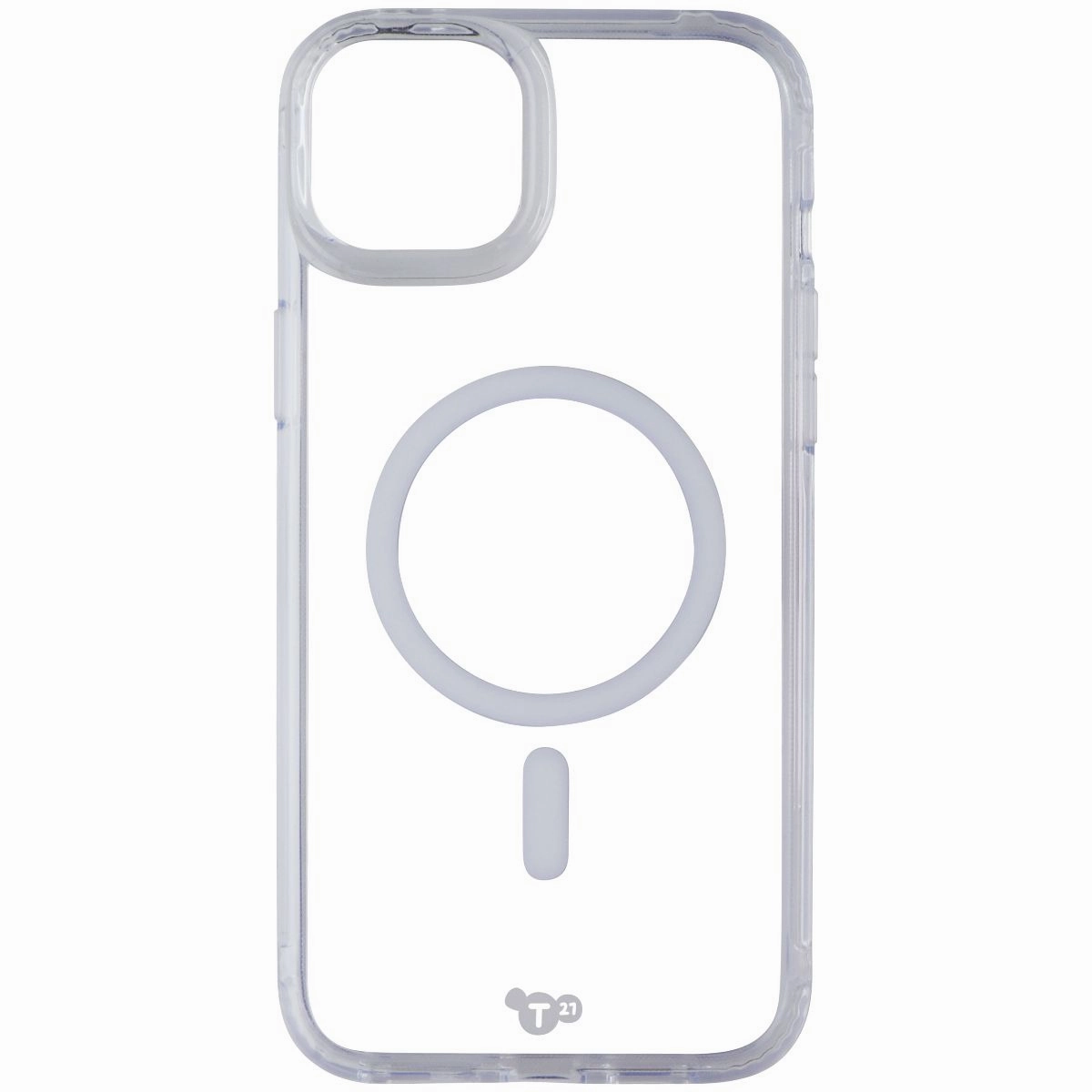 Tech21 Evo Clear Series Case for MagSafe for Apple iPhone 15 Plus - Clear Smooth Lining Luxury Shine