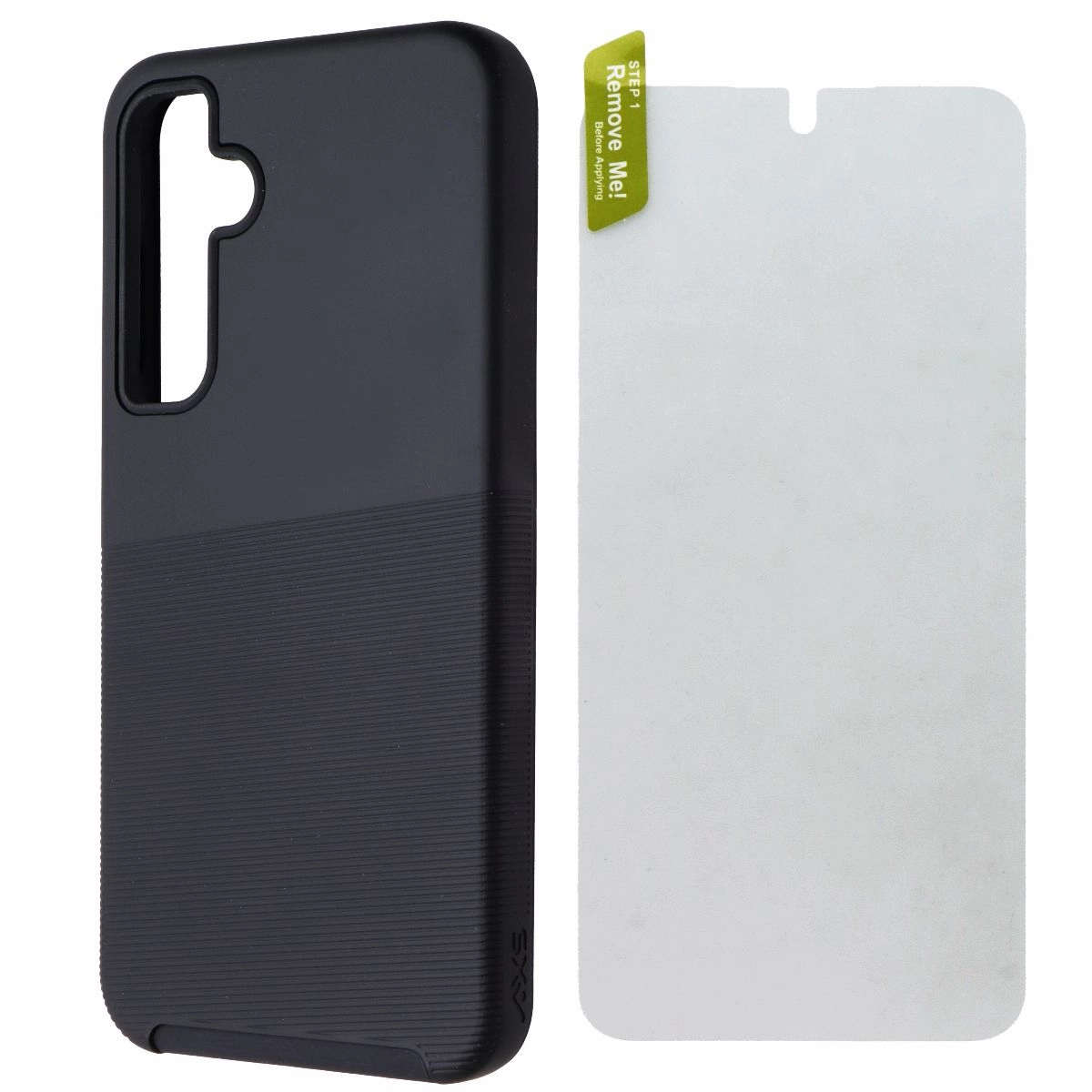 Axessorize PROTech Plus Pack Case/Screen Protector for Samsung Galaxy A35 /Black Durable Texture Layer