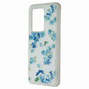 Stylish Cover Smooth Shape Mybat Tuff Hybrid Series Case for Samsung Galaxy S20 Ultra - Fairytale Floral