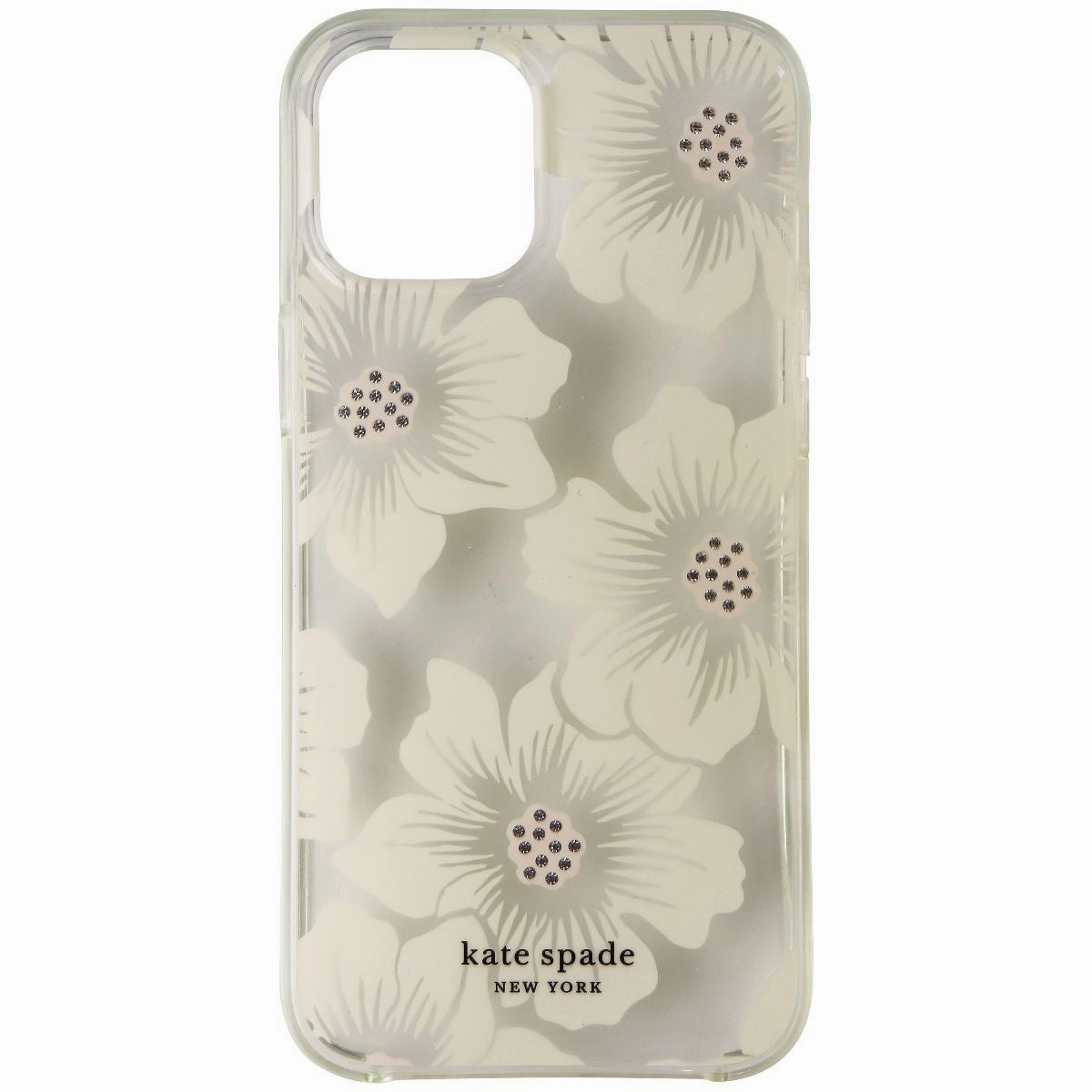 Creative Accent Polished Texture Kate Spade Protective Hardshell Case for iPhone 12 Pro Max - Hollyhock