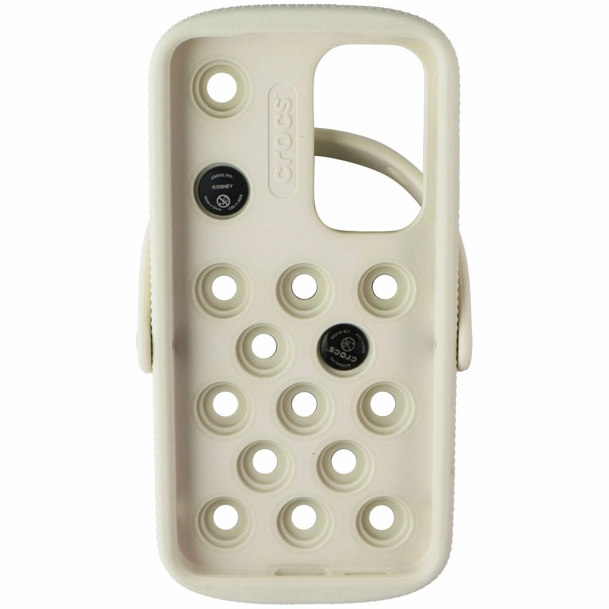 Crocs Case with Jibbitz Charms for Samsung Galaxy S25 - Beige Fashion Forward Modern Surface Design