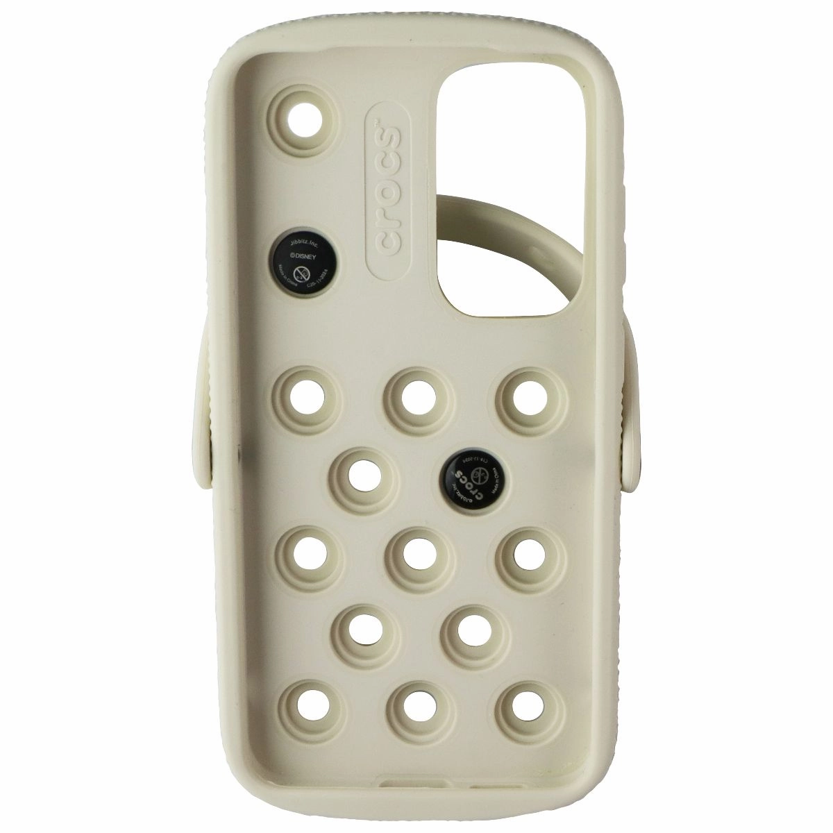 Crocs Case with Jibbitz Charms for Samsung Galaxy S25  (Plus) - Beige Universal Fit Premium Shield