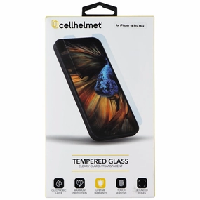 CellHelmet Tempered Glass for Apple iPhone 14 Pro Max - Clear Smartphone Protector