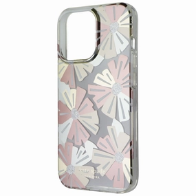 Marble finish Trendy Look Kate Spade Protective Hardshell Case for Apple iPhone 13 Pro - Wallflower