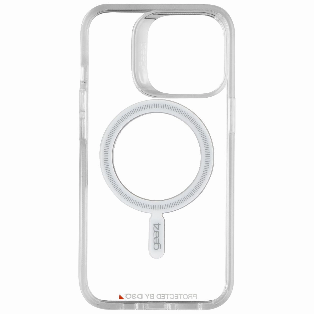 Soft Edge Screen Bumper ZAGG Gear4 Crystal Palace Snap Case for MagSafe for Apple iPhone 13 Pro - Clear