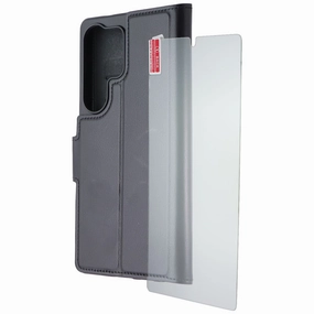 dbramante1928 Oslo Pro Wallet Case for Galaxy S25 Ultra - Black Hybrid Build Smooth Fit