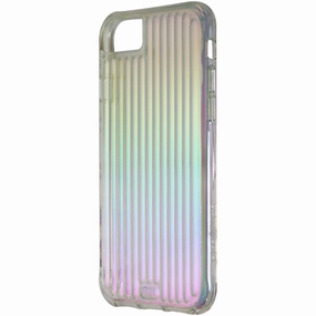 High Durability Glossy Texture Case-Mate Tough Groove Case for iPhone SE (2nd Gen) & 8 / 7 / 6s - Iridescent