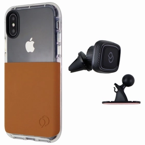 Nimbus9 Ghost 2 Series Case and Mount for Apple iPhone Xs / iPhone X - Nude Marble Texture