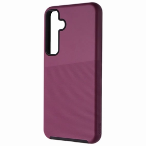 Polished Surface Texture Work Essentials AXS PROTech Plus Rugged Case for Samsung Galaxy S24  (Plus) - Sangria