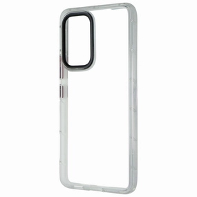 Smooth Surface Comfort Texture Layer ZIZO SURGE Series Case for Samsung Galaxy A53 (5G) - Clear / Red