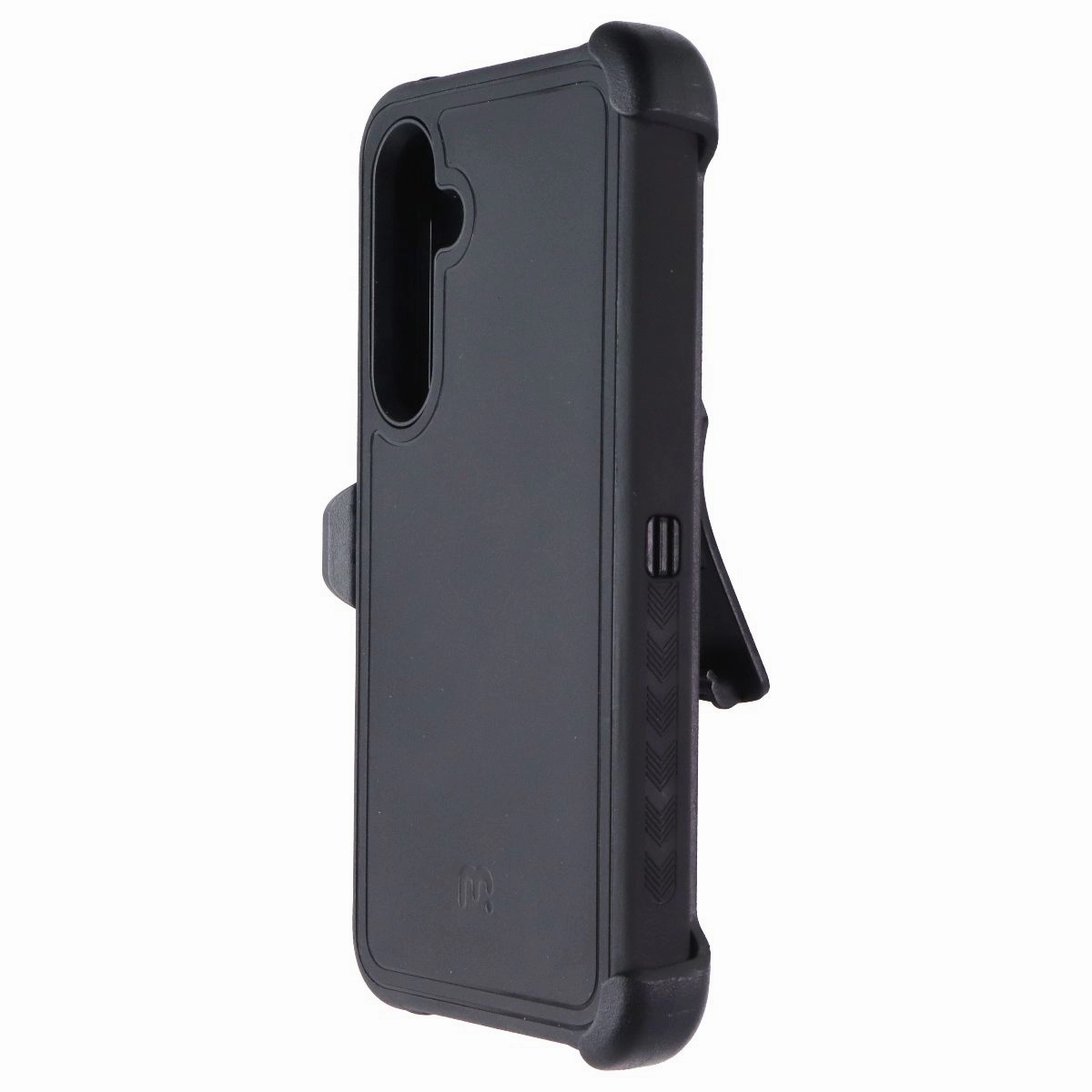 Compact Grip Reusable Material MyBat Pro Maverick Series Case and Holster for Samsung Galaxy S24 Plus - Black