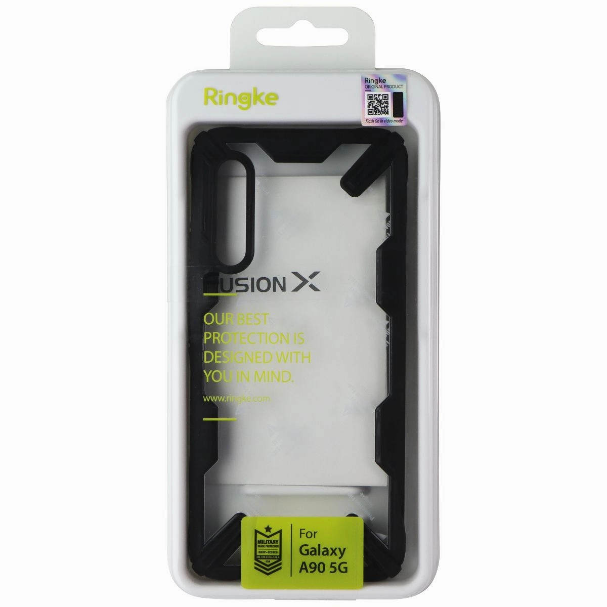 Ringke Fusion X Series Case for Samsung Galaxy A90 5G - Black / Clear Clear Design Durable Surface