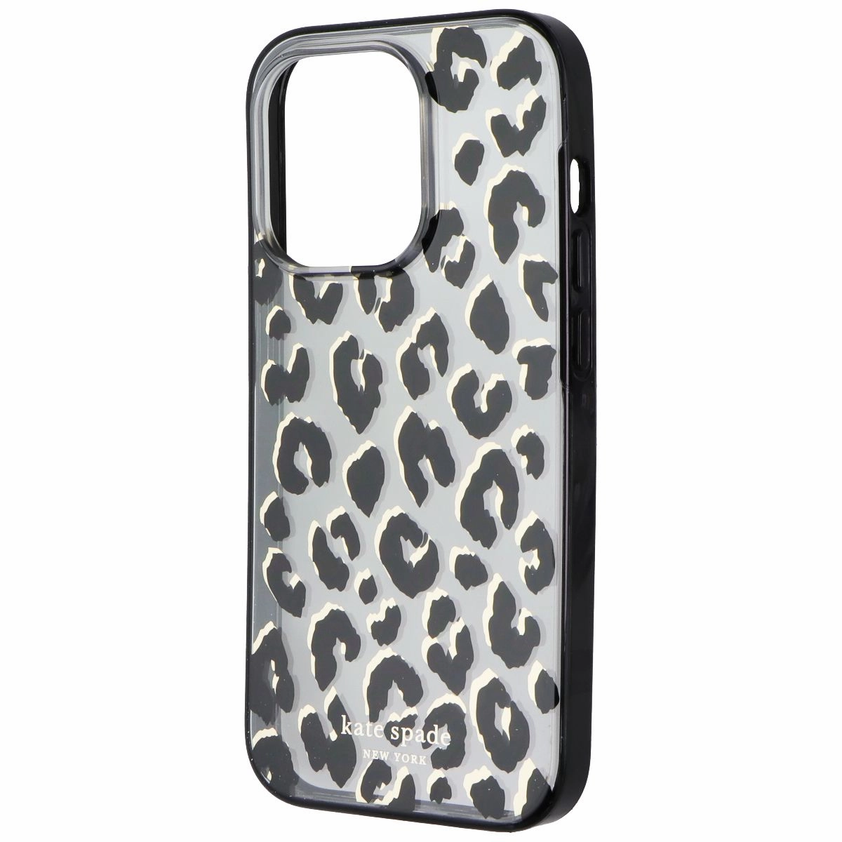 Luxury Pattern Modern Minimalism Kate Spade Protective Hardshell Case for iPhone 14 Pro - City Leopard