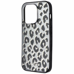 Luxury Pattern Modern Minimalism Kate Spade Protective Hardshell Case for iPhone 14 Pro - City Leopard
