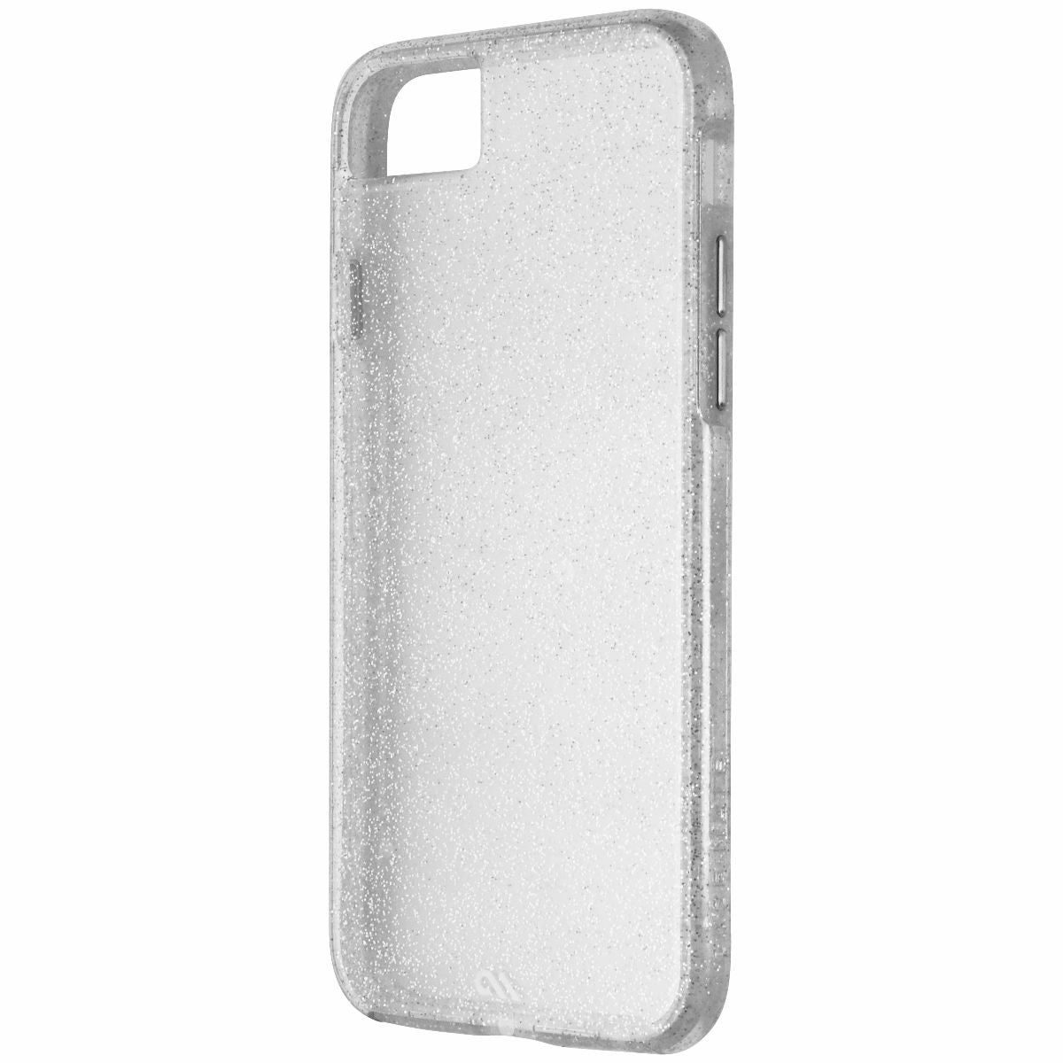 Case-Mate Sheer Glam Slim Case for Apple iPhone 8 / 7 / 6s / 6 - Silver Glitter Trendy Accessory Comfort Design Layer