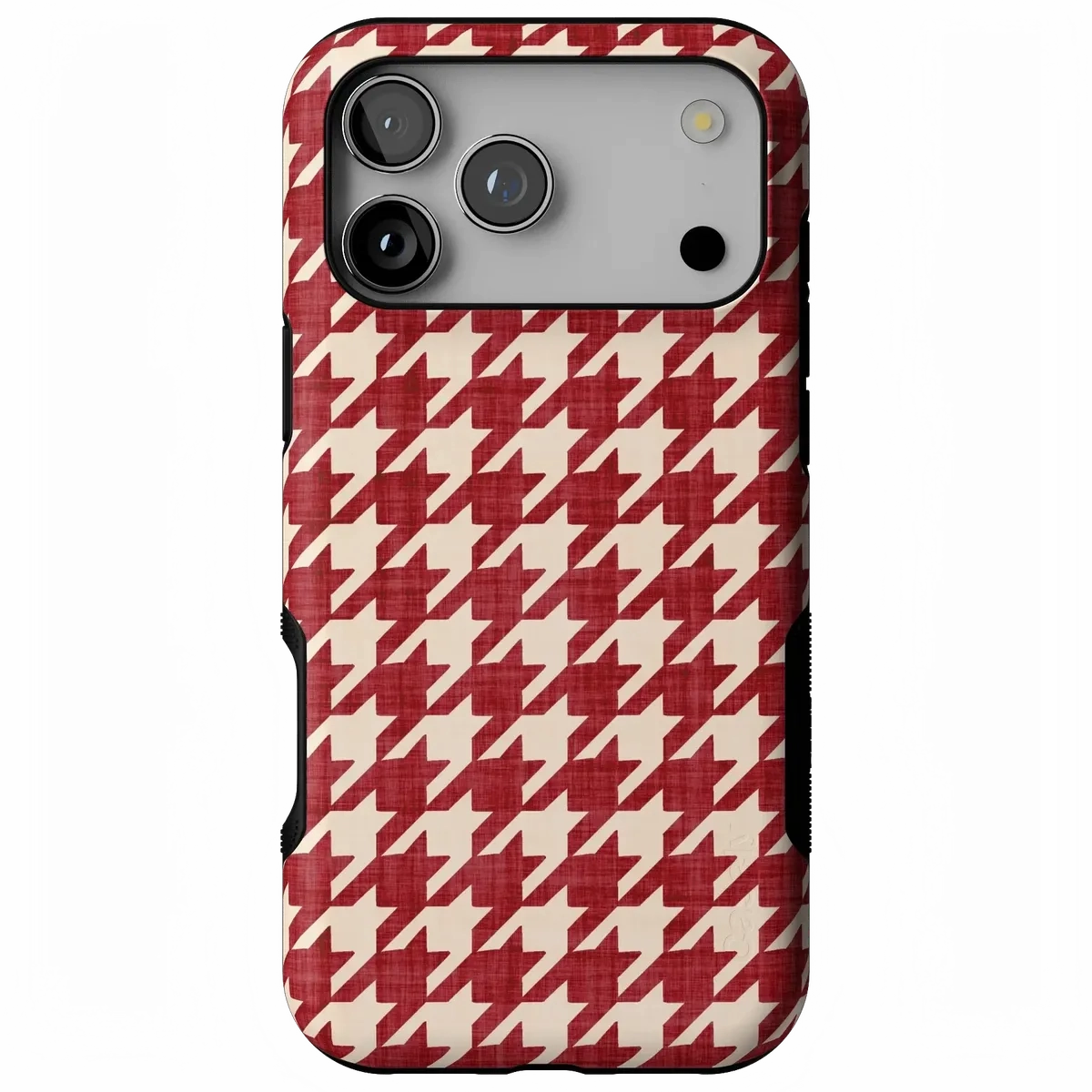 Creative Pattern Scarlet Stitch | Red Houndstooth Case