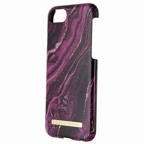 iDeal of Sweden Hard Case for iPhone SE (3rd/2nd Gen) / 8 / 7 - Golden Plum Compact Design Unique Artwork