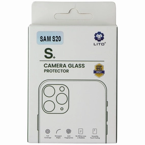 LITO S  Camera Glass Protector for Samsung Galaxy S20 - Black Phone Guard Pro