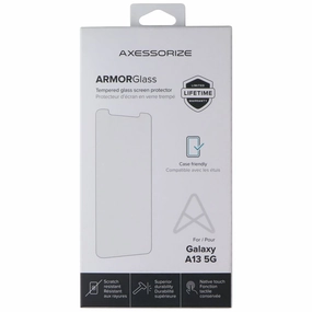 Axessorize ArmorGlass Tempered Glass for Samsung Galaxy A13 5G Nano Guard Elite Max