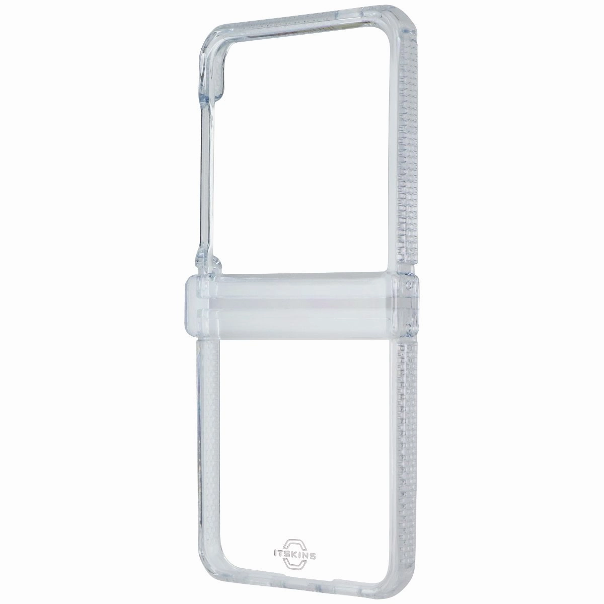 Minimal Look ITSKINS Hybrid_R Clear Hinge Case for Samsung Galaxy Z Flip6 - Transparent