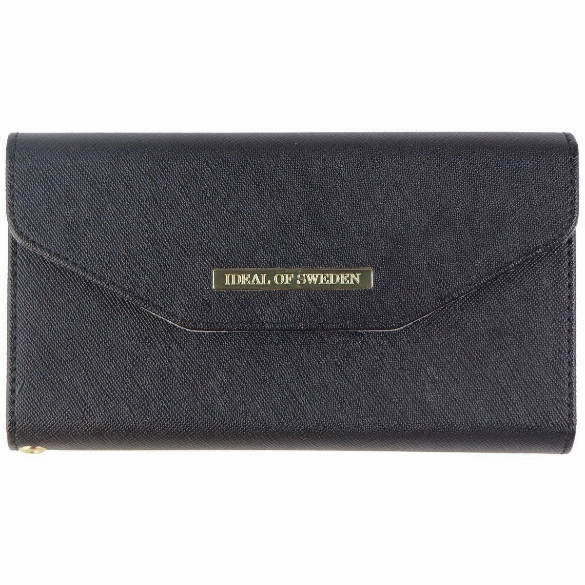 Custom Fit Protective Design Layer iDeal of Sweden Mayfair Clutch Wallet Case for Apple iPhone Xs Max - Black