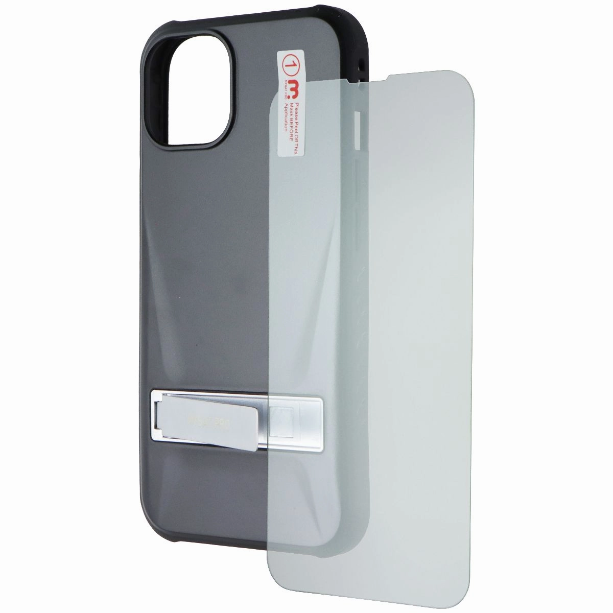 Modern Layer MyBat Pro Kickstand Phone Case for Apple iPhone 14 - Black