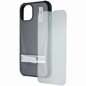 Modern Layer MyBat Pro Kickstand Phone Case for Apple iPhone 14 - Black