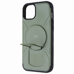 Matte Shield Layer MyBat Pro Stealth Series Hard Case for MagSafe for iPhone 15 Plus - Green